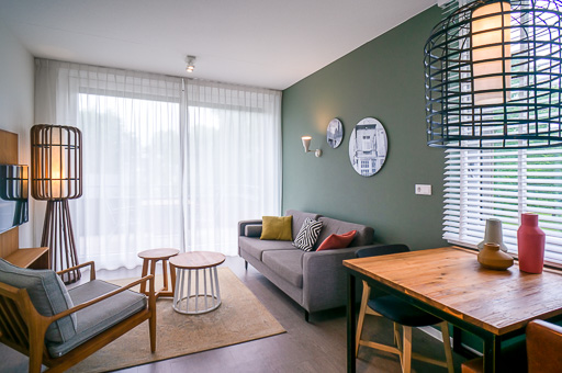 Vastgoedfoto exterieur vakantiepark woning Maastricht